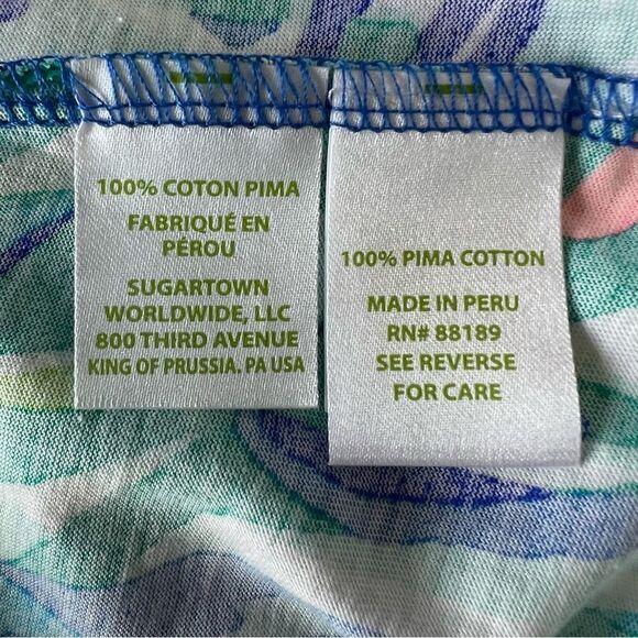 Lilly Pulitzer Riva Dress in‎ Wade and Sea Blue Print - M - Picture 15 of 16